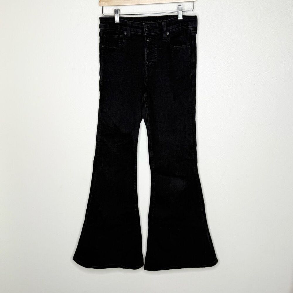 American Eagle Outfitters Black Flare Jeans
